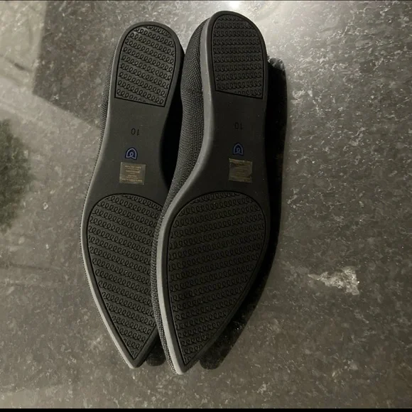 NEW Rothy’s The Point Black Size 10 NWOB Pointed Toe Flats Machine Washable - Picture 8 of 10